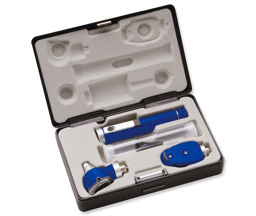 DIAGNOSTIX Pocket Oto/Oph Set 2.5v, 1 handle, Royal Blue - ADC 5110ERB