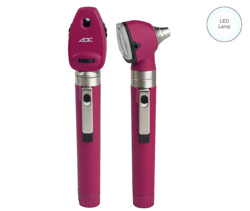 DIAGNOSTIX Pocket Oto/Oph Set 2.5v, LED, Burgundy - ADC 5110NLBD