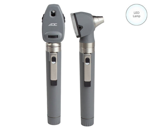 DIAGNOSTIX Pocket Oto/Oph Set 2.5v, LED, Gray - ADC 5110NLG