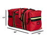 L2d Jumbo Firefighter Gear Bag, Wheeled, Red - Line2Design 54600 - 2