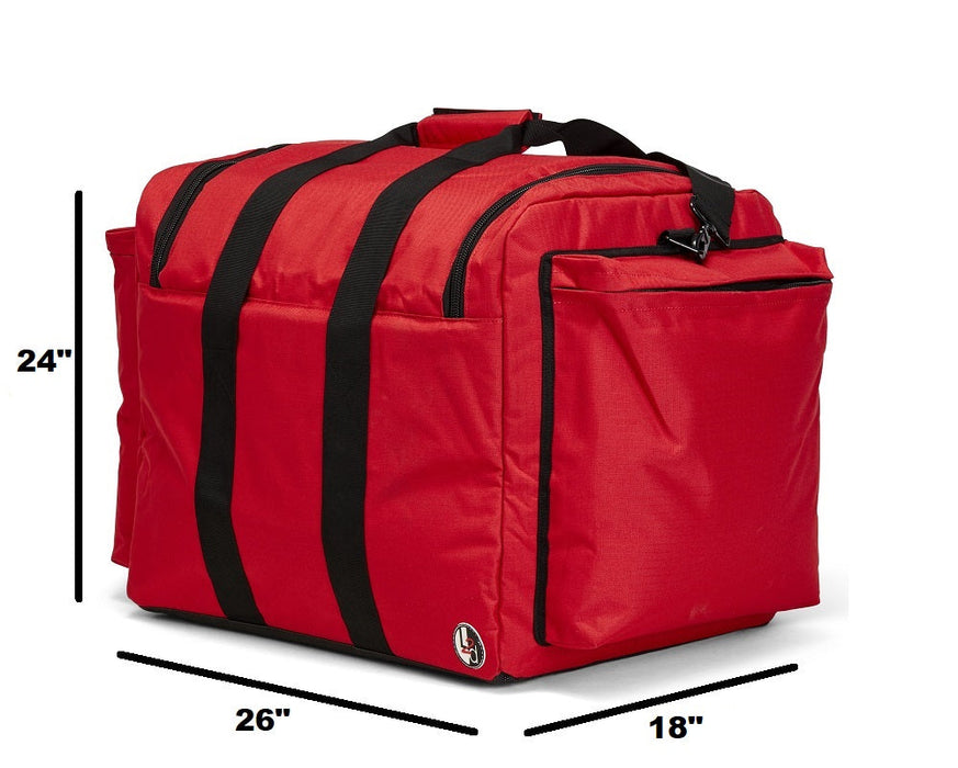 L2d XXL Firefighter Gear Bag, Red - Line2Design 54750