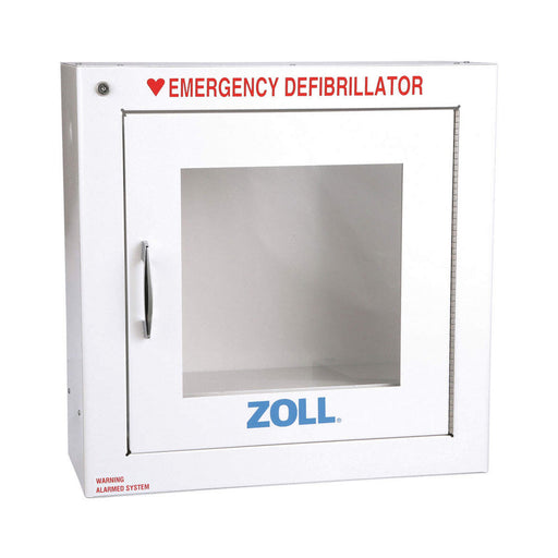 AED Wall Cabinet with Alarm Standard Metal Wall Cabinet with Alarm, 17.4 X 17.4 X 8.9 Inch Zoll AED Plus*