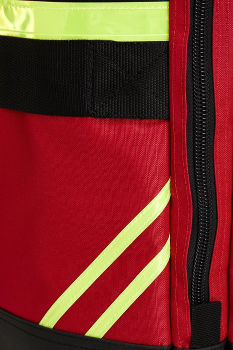 L2d Jumbo Firefighter Gear Bag, Wheeled, Red - Line2Design 54600