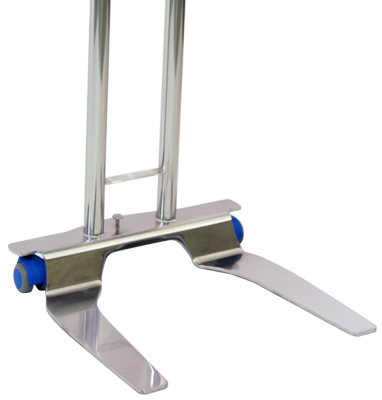 Mayo Stand, With 12-5/8" X 19-1/8" Tray, Foot Operated - Pedigo P-1068-SS