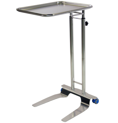 Mayo Stand, With 16-1/4" X 21-1/4" Tray, Hand Operated - Pedigo P-1066-A-SS