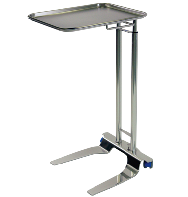 Mayo Stand, With 16-1/4" X 21-1/4" Tray, Foot Operated - Pedigo P-1066-SS