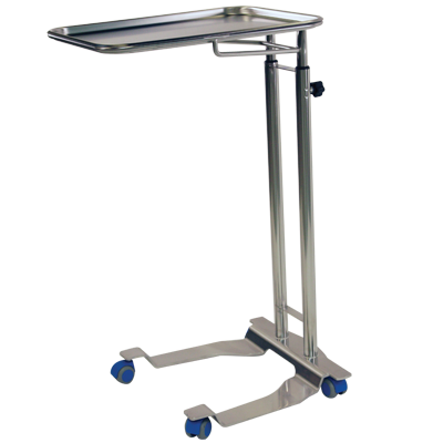 Mayo Stand, With 3-Caster Base, Hand Operated - Pedigo P-1069-A-SS