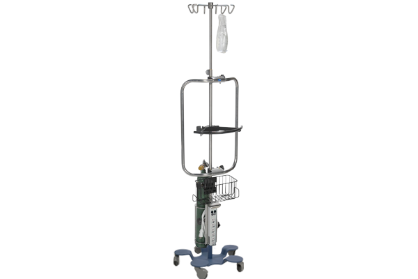 Infusion Pump Stand, 6-Hook, 5-Leg Base - Pedigo P-1080-6