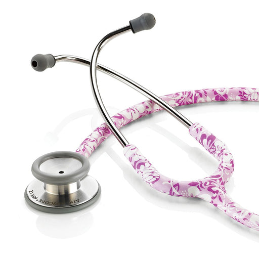 ADSCOPE LE 603 Stethoscope Adult 30", Hibiscus - ADC  603HB
