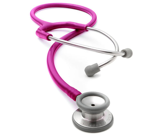 ADSCOPE Stethoscope Pediatric 29.5", Met Raspberry - ADC 604MRS