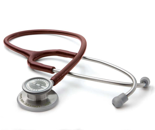 ADSCOPE Conv Stethoscope Adult 30", Burgundy - ADC 608BD