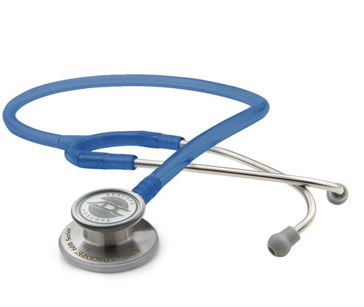 ADSCOPE Conv Stethoscope Adult 30", Sapphire Ice - ADC 608FRB
