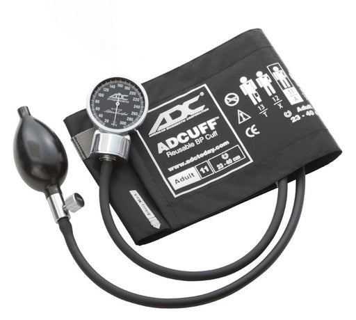 DIAGNOSTIX Aneroid Sphyg Adult, Black, LF - ADC 700-11ABK
