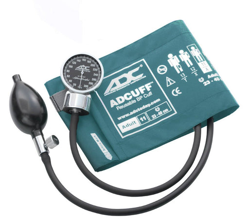 DIAGNOSTIX Aneroid Sphyg Adult, Teal, LF - ADC 700-11ATL
