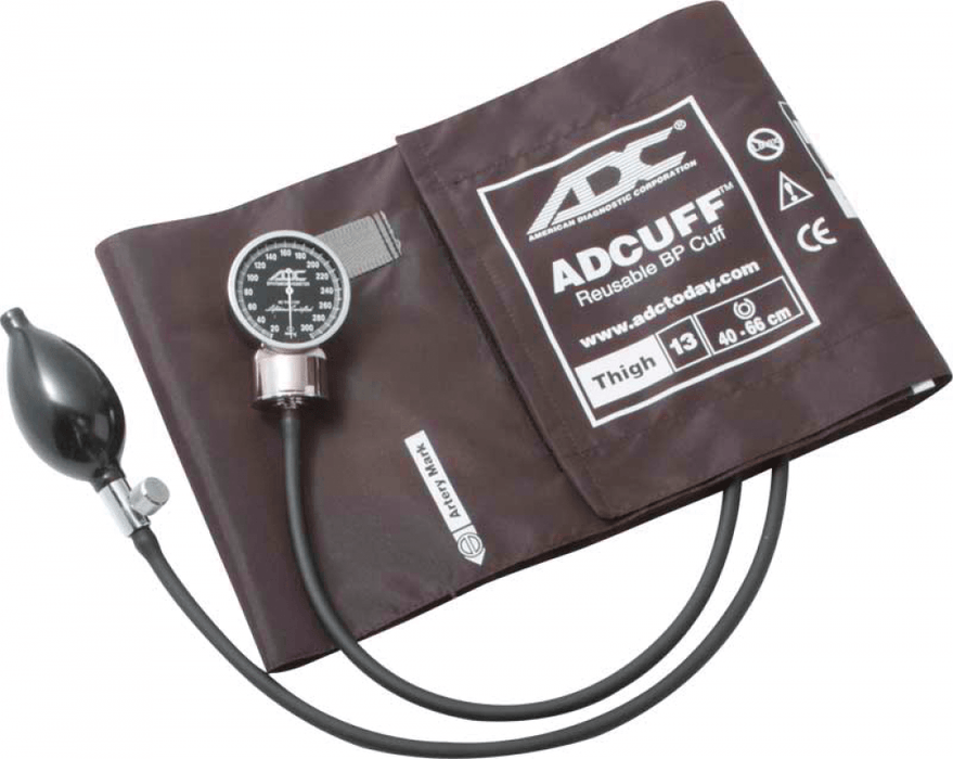 DIAGNOSTIX Aneroid Sphyg Thigh, Brown, LF - ADC 700-13TBR