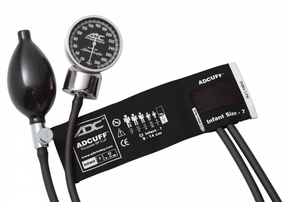 DIAGNOSTIX Aneroid Sphyg Infant, Black, LF - ADC 700-7IBK