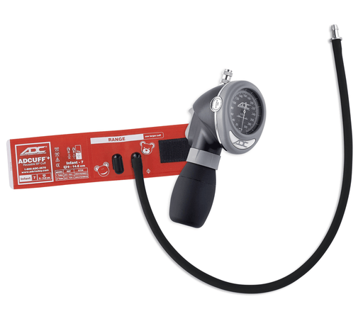 DIAGNOSTIX Palm Aneroid 1 pc Cuff, Infant, Orange - ADC 703-7IOR1