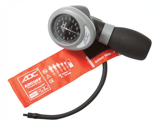 DIAGNOSTIX Palm Aneroid Infant, Orange, LF - ADC 703-7IOR