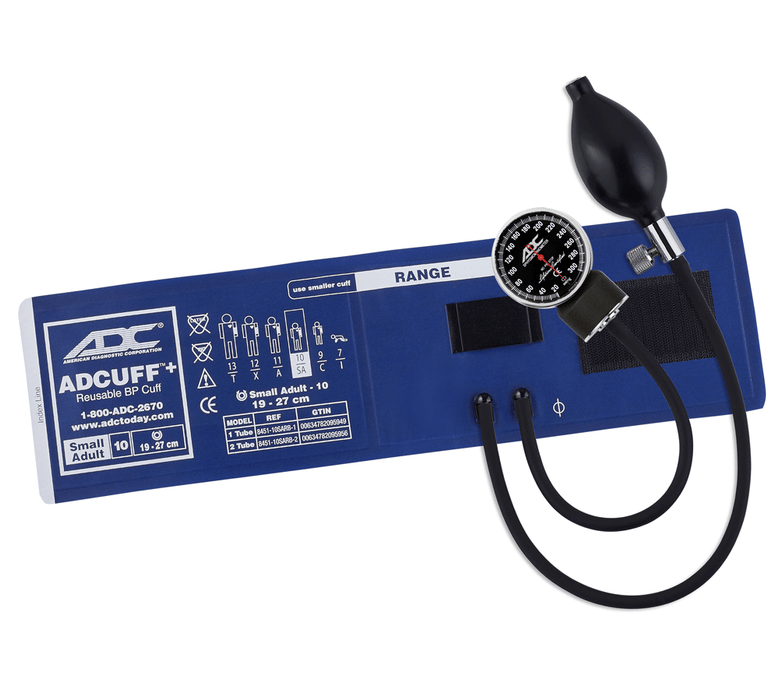 DIAGNOSTIX Aneroid Sphyg 1 pc Cuff,Sm Adult, Royal Blue - ADC 720-10SARB1
