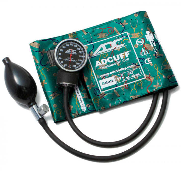 DIAGNOSTIX Aneroid Sphyg Adult, Medical Theme, LF - ADC 720-11AMT