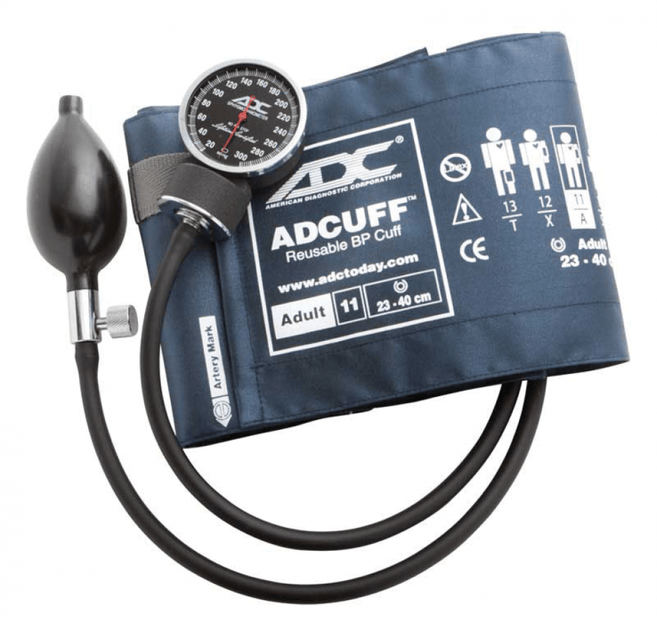 DIAGNOSTIX Aneroid Sphyg Adult, Navy, LF - ADC 720-11AN