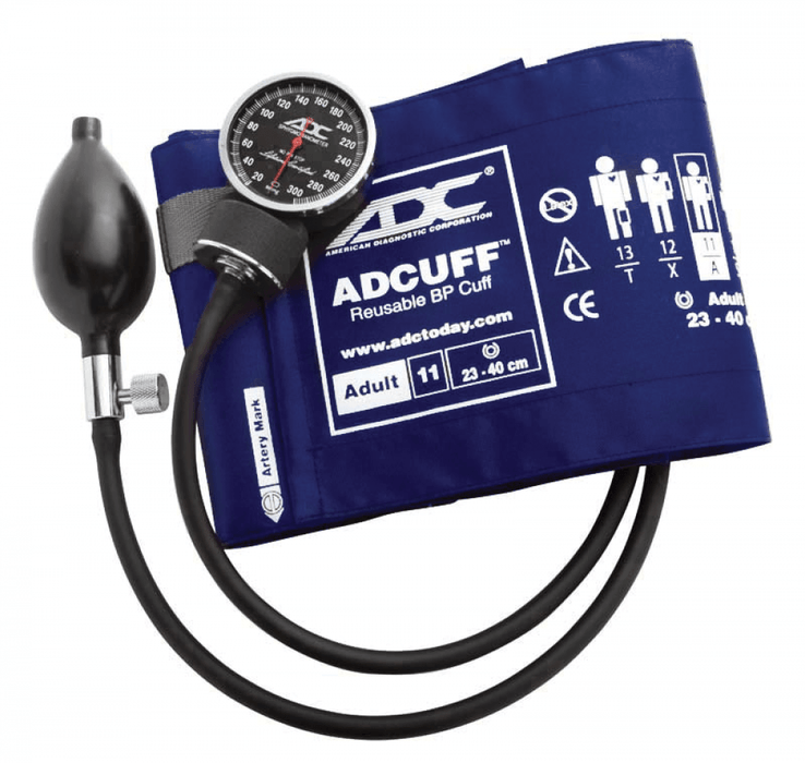 DIAGNOSTIX Aneroid Sphyg Adult, Royal Blue, LF - ADC 720-11ARB