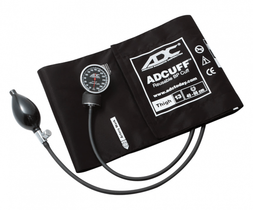 DIAGNOSTIX Aneroid Sphyg Thigh, Black, LF - ADC 720-13TBK