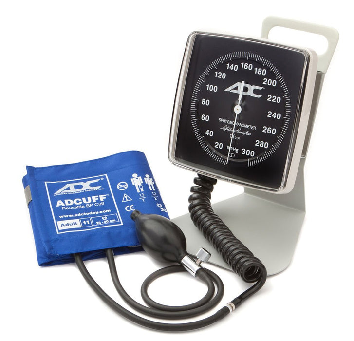 DIAGNOSTIX Desk Aneroid Adult, Black, LF - ADC 750D-11ABK