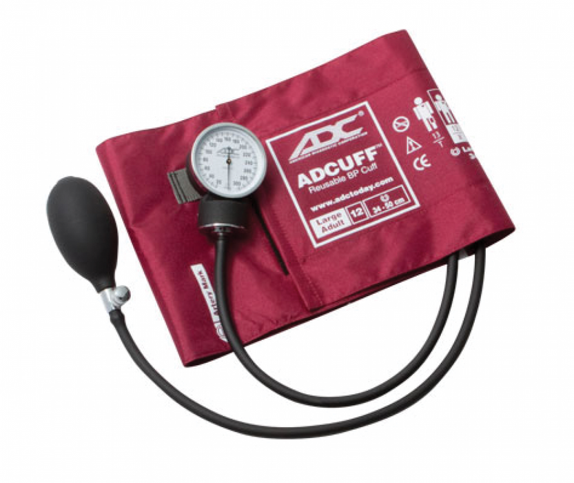 PROSPHYG Aneroid Sphyg Lrg Adult, Burgundy, LF - ADC 760-12XBD