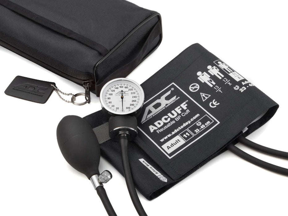 PROSPHYG Aneroid Sphyg Adult, Black, Dlx Case, LF - ADC 768-11ABK