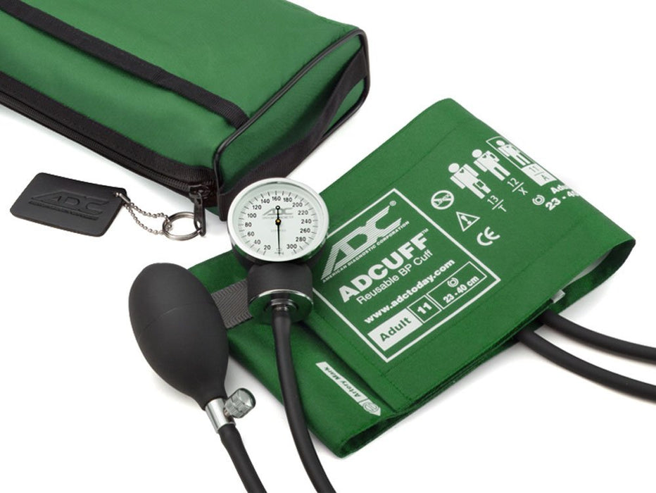 PROSPHYG Aneroid Sphyg Adult, Dark Green, Dlx Case, L - ADC 768-11ADG