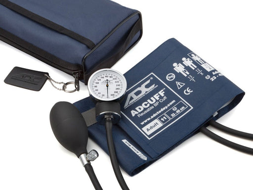 PROSPHYG Aneroid Sphyg Adult, Navy, Dlx Case, LF - ADC 768-11AN