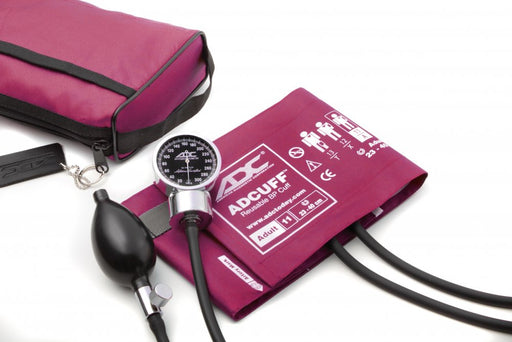 DIAGNOSTIX Aneroid Sphyg Adult, Magenta, LF - ADC 778-11AM
