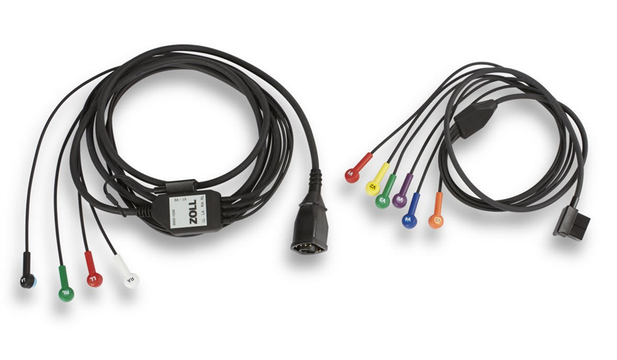 Zoll 1-Step Patient Cable for 12-Lead ECG with Limb-Lead and V-Lead Cables (10 ft)