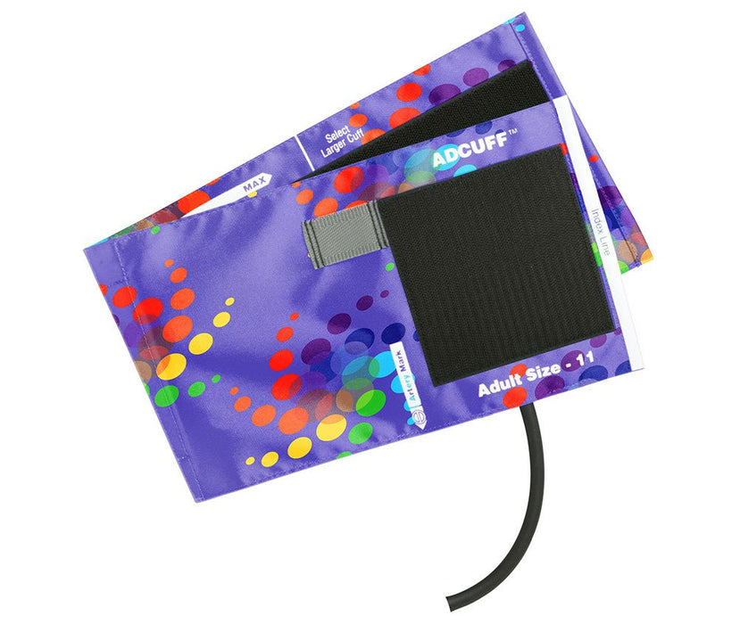 ADCUFF & Bladder, 1 Tube Adult, Peter's Blue Swirly, LF - ADC 845-11APBS-1