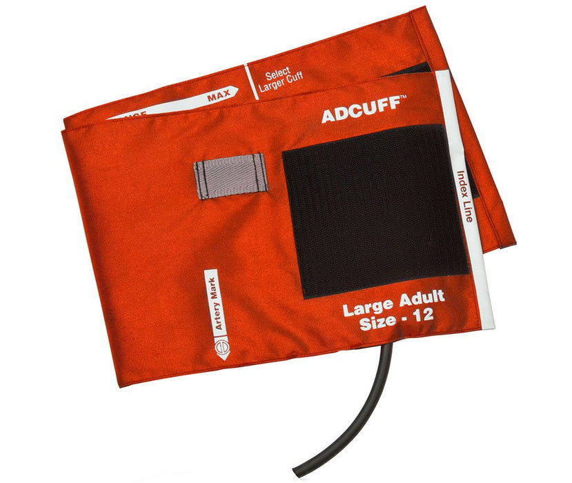 ADCUFF & Bladder, 1 Tube Lrg Adult, Orange, LF - ADC 845-12XOR-1