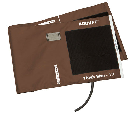 ADCUFF & Bladder, 1 Tube Thigh, Brown, LF - ADC 845-13TBR-1