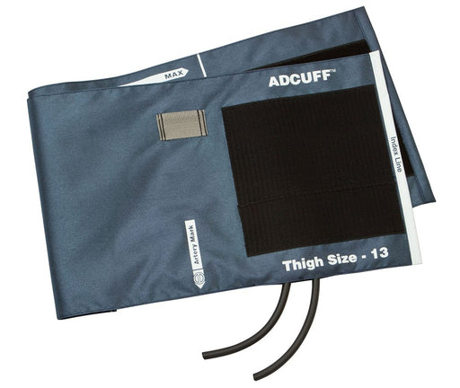 ADCUFF & Bladder, 2 Tube Thigh, Navy, LF - ADC 845-13TN-2