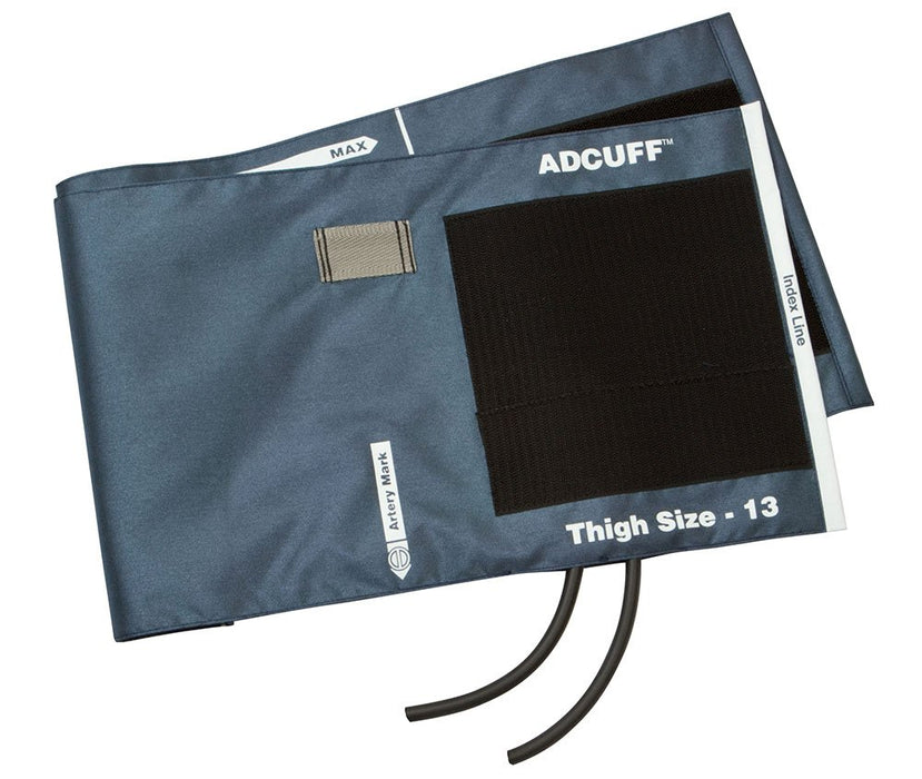ADCUFF & Bladder, 2 Tube Thigh, Navy, LF - ADC 845-13TN-2