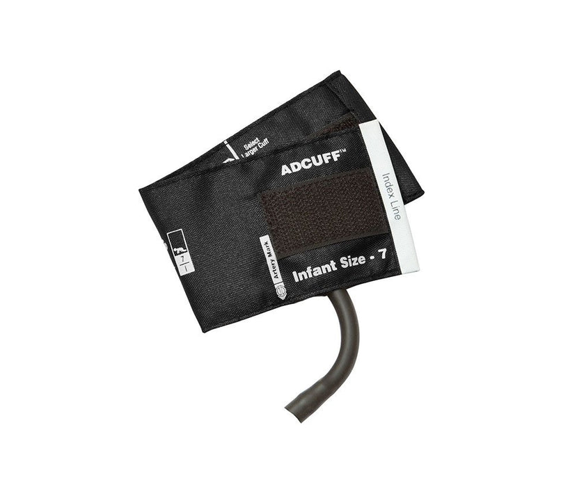 ADCUFF & Bladder, 1 Tube Infant, Black, LF - ADC 845-7IBK-1