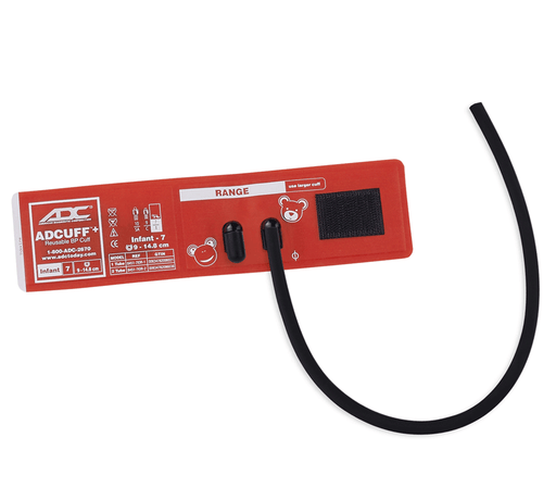 ADCUFF+, 1 pc Cuff, 1 Tube Infant, Orange, LF - ADC 8451-7IOR-1
