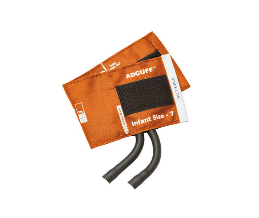 ADCUFF & Bladder, 2 Tube Infant, Orange, LF - ADC 845-7IOR-2