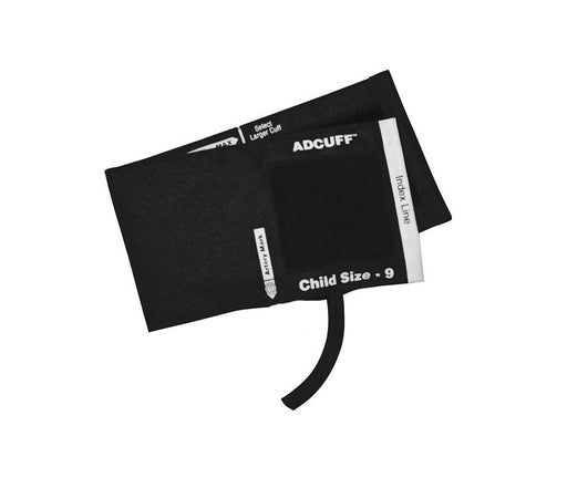 ADCUFF & Bladder, 1 Tube Child, Black, LF - ADC 845-9CBK-1