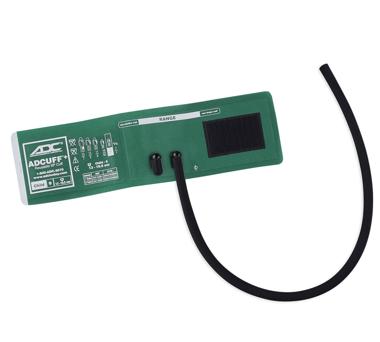 ADCUFF+, 1 pc Cuff, 1 Tube Child, Green, LF - ADC 8451-9CGR-1