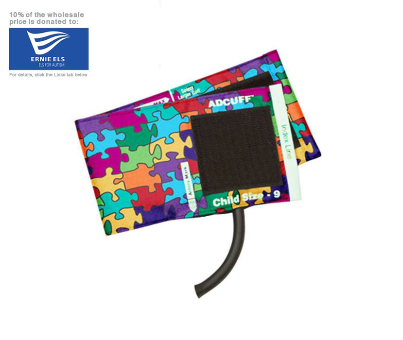 ADCUFF & Bladder, 1 Tube Child, Puzzle Pieces, LF - ADC 845-9CPP-1