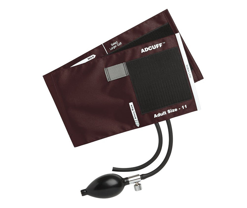 ADCUFF Inflation System Adult, Burgundy, LF - ADC 865-11ABD