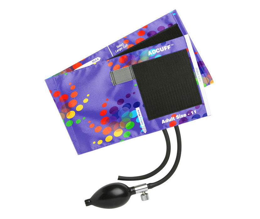 ADCUFF Inflation System Adult, Peter's Blue Swirly, LF - ADC 865-11APBS