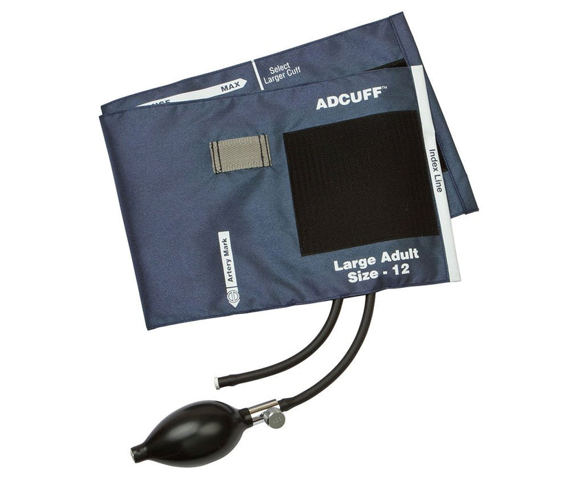 ADCUFF Inflation System Lrg Adult, Navy, LF - ADC 865-12XN
