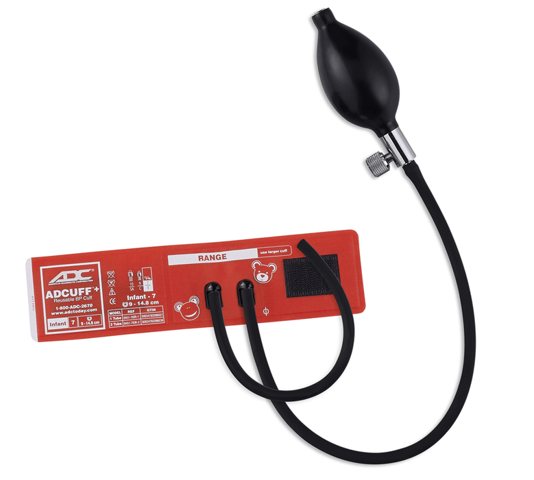 ADCUFF+ Inflation System 1 pc Cuff, Infant, Orange - ADC 8651-7IOR