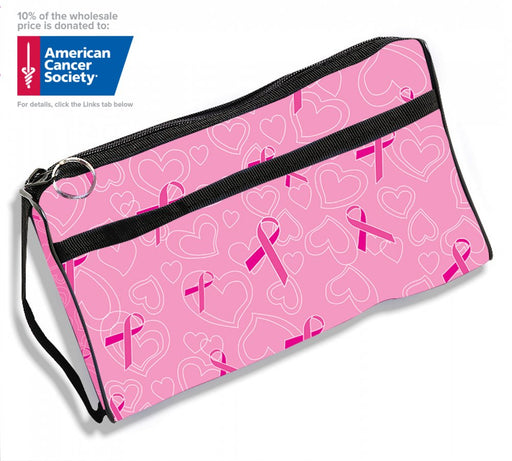 Deluxe Nylon Zipper Case Breast Cancer Awareness - ADC 888BCA